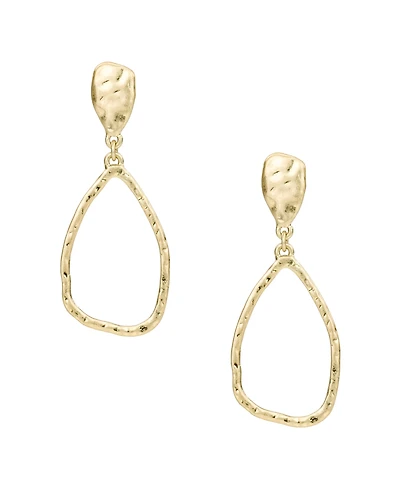 Patricia Nash Hammered Ring Collection Tear Drop Earrings