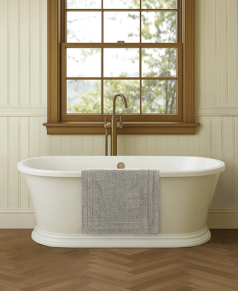 Hunter Luxe Looped Cotton Bath Mat, 20"x32"