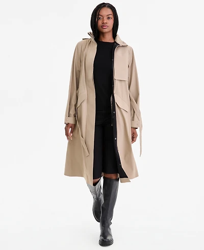Rains Women's Suva Hardshell Belted Trench Coat