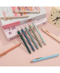 Gnuadz Gel Pens Retractable Metal Clip Office Ink Fine Point