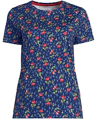 Lands' End Plus Relaxed Supima Cotton Crew Neck T-Shirt