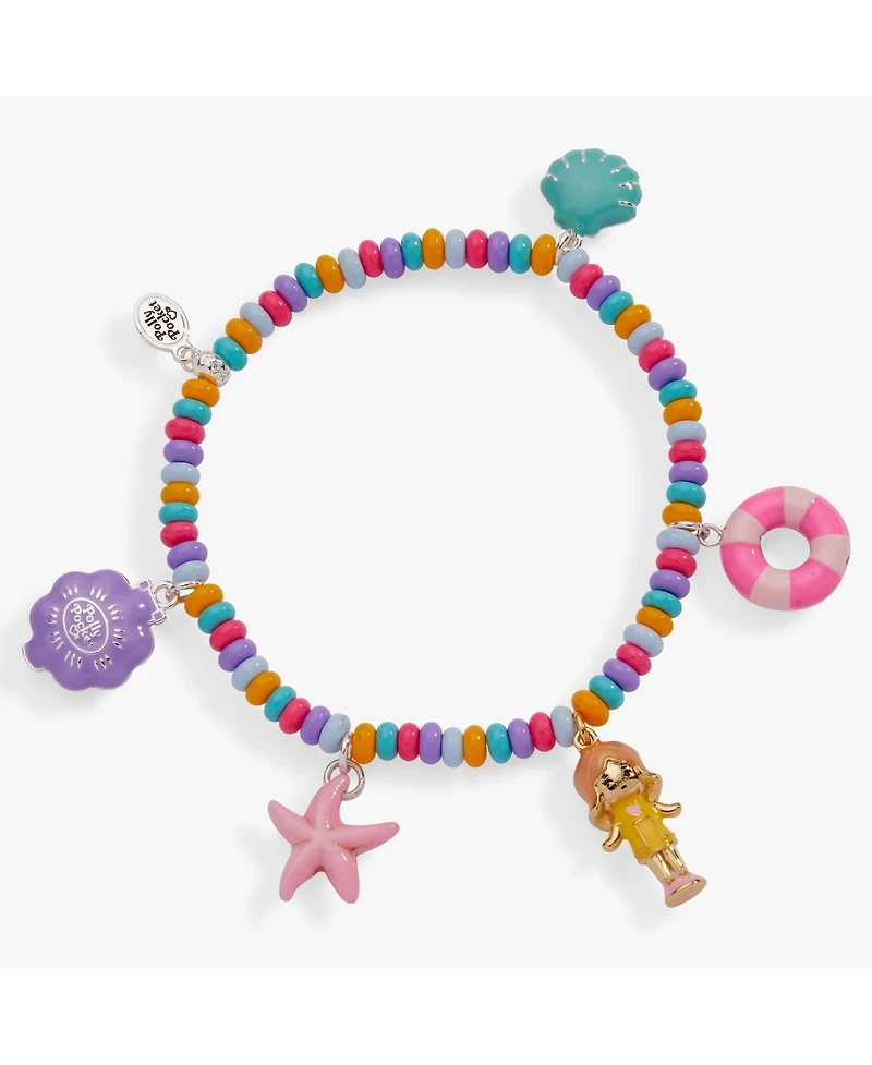 Alex and Ani Polly Pocket Limited Edition Pool Party Stretch Charm Bracelet
