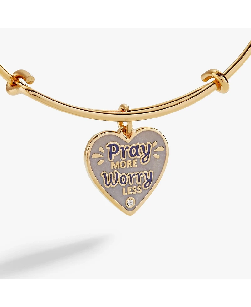 Alex and Ani Pray More Worry Less Bangle