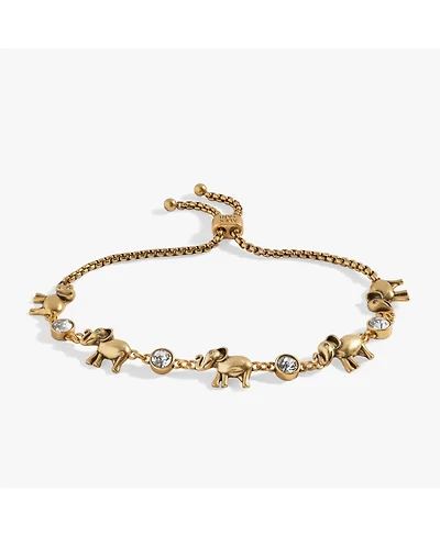 Alex and Ani Elephant Crystal Bolo Bracelet