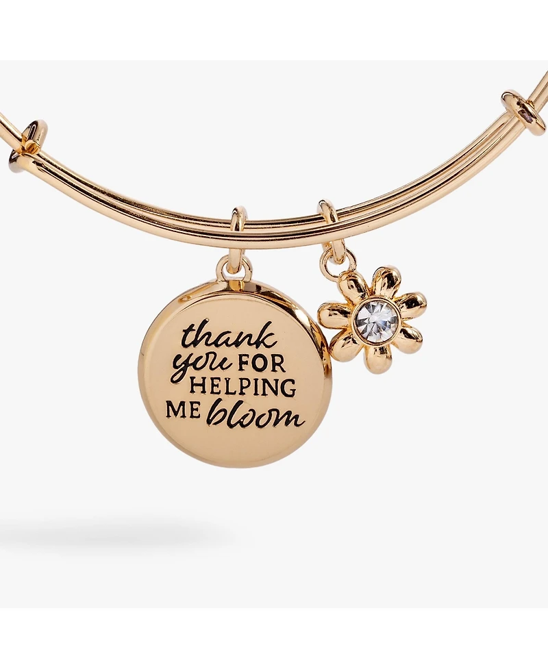 Alex and Ani Thank You For Helping Me Bloom' Charm Bangle