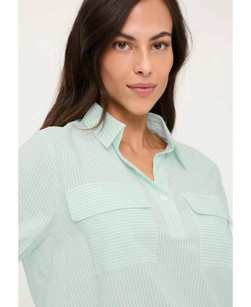 Olsen Women's Stripe Blouse