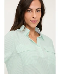 Olsen Women's Stripe Blouse
