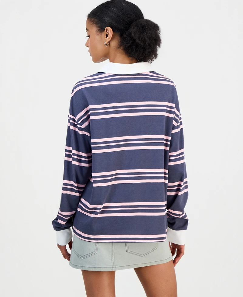 Peanuts Juniors' Striped Rugby Shirt