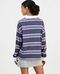 Peanuts Juniors' Striped Rugby Shirt