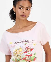 Love Tribe Juniors' Strawberry Shortcake Graphic T-Shirt