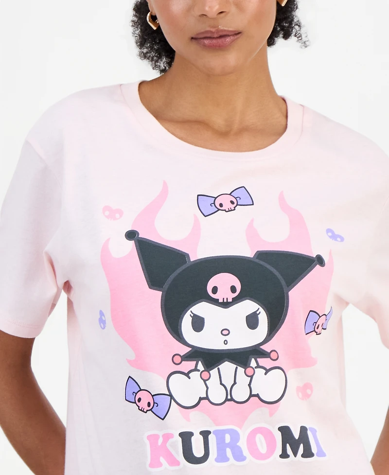 Sanrio Juniors' Kuromi Graphic T-Shirt