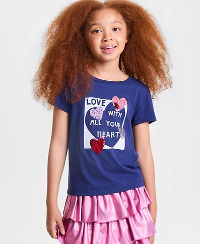 Epic Threads Girls' Xs-xl Love T-Shirt, Macy's Exclusive