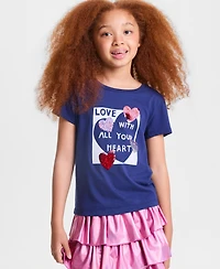 Epic Threads Girls' Xs-xl Love T-Shirt, Macy's Exclusive