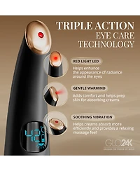 GLO24K Triple Action Eye Care Therapy Wand 1pc