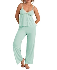 Adore Me Women's Eloisa Tank Top & Pants Pajama Set