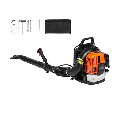 Sugift 63CC Gas Backpack Leaf Blower 1110 Cfm 220 Mph Snow Removal