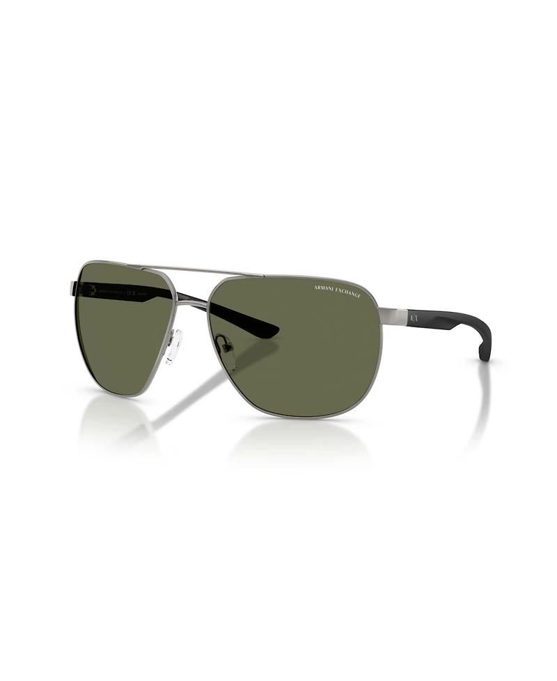 Armani Exchange Men's Polarized Sunglasses, AX2047S