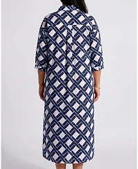 Universal Standard Plus Paros Drawstring Linen Shirtdress