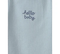 Carter's Baby Boys' Whale Print Short-Sleeve Bodysuits, 5-Pack