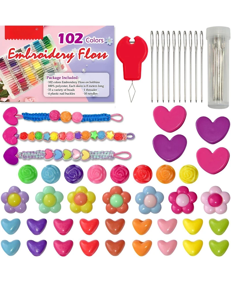 Gnuadz 102 Embroidery Floss Cross Stitch Thread Craft Kit