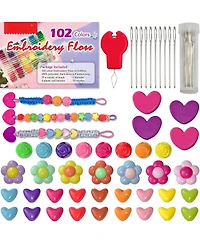 Gnuadz 102 Embroidery Floss Cross Stitch Thread Craft Kit