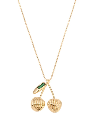 Ettika 18k Gold-Plated Sweet Cherry Necklace