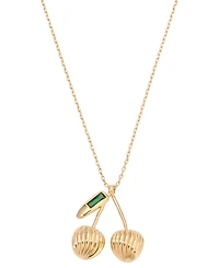 Ettika 18k Gold-Plated Sweet Cherry Necklace