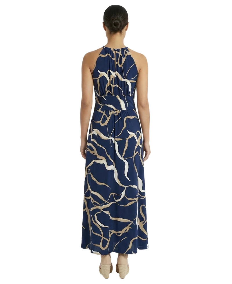 Londo Times Women's Halter Neck Maxi Dress