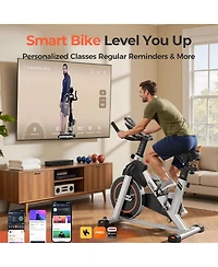 Fed Fitness Magnetic 2.0 Premium Exercise Bike, Ultra-Quiet Strong Magnetic Resistance, 300lb Capacity, Smooth Stationary Bike for Home