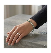 Simona Radiant Alternating Round Color and Clear Cz Tennis Bracelet