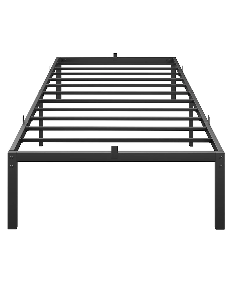 homfan 14Inch Heavy Duty Metal Platform Bed Frame - Sturdy Low Profile Mattress Foundation