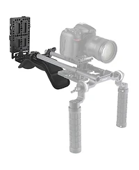 Camvate Shoulder Mount with V-Lock Power Splitter and 15mm Dual-Rod Clamp