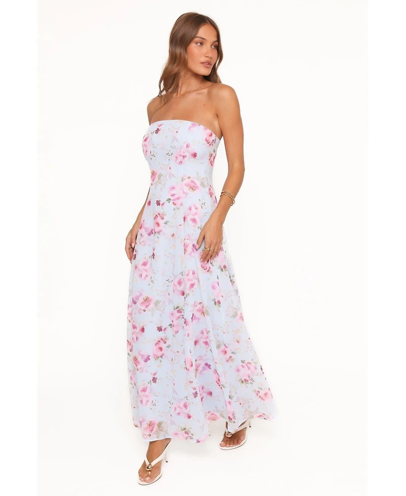 Petal and Pup Women's Vegas Strapless Maxi Dress
