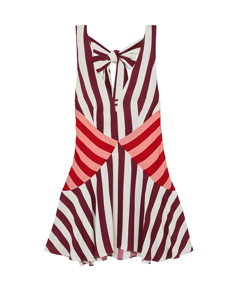 Reiss Women's Esme Stripe-Print Sleeveless Mini Dress
