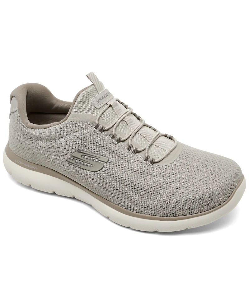 Skechers Men's Summits Slip-On Wide-Width Casual Sneakers from Finish Line