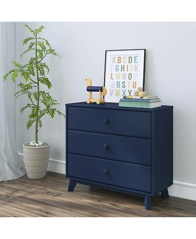 Max and Lily Solid Wood 3 Drawer Dresser