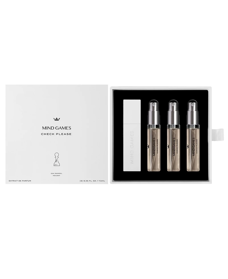 Mind Games 4-Piece Check Please Travel Gift Set