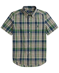 Polo Ralph Lauren Boys' 8-20 Plaid Cotton Shirt