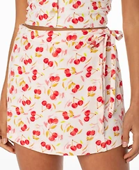 Roxy Women's Zola Tie-Waist Printed Skort