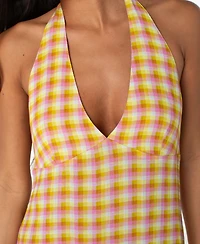 Roxy Women's Beach Day Halter Neck Mini Dress