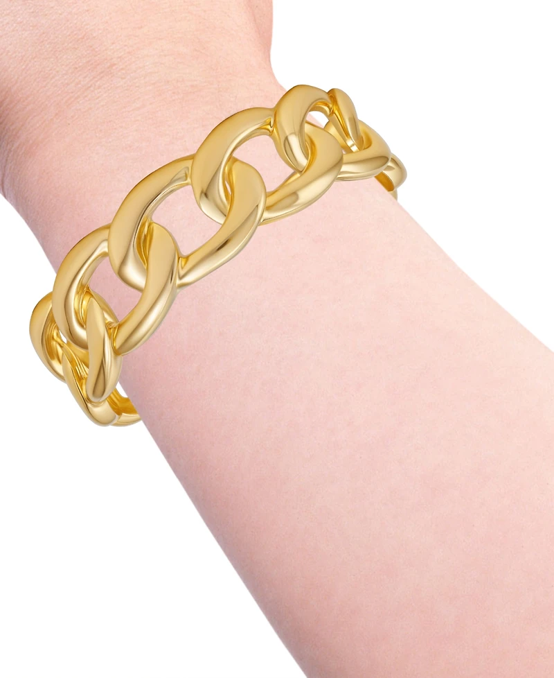 Guess Gold-Tone Plated Bangle Bracelet