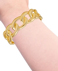Guess Gold-Tone Plated Bangle Bracelet