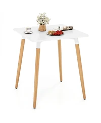 Gouun Square Dining Table with Adjustable Foot Pads