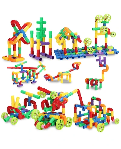 Gnuadz Stem Building Blocks Educational Construction Toys Kids Creativity Kit