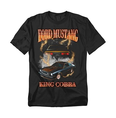 Mustang Men's Ford King Cobra Thunder Band T-Shirt