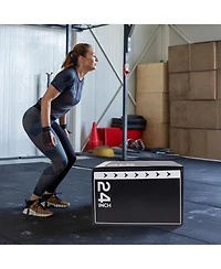 BalanceFrom Fitness 10 Pound Versatile 3 in 1 Plyometric Jumping Exercise Box