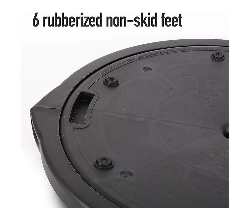 Bosu 72-10850LGNBLK Home Gym Equipment The Original Balance Trainer 65 cm Diameter, Black and Green