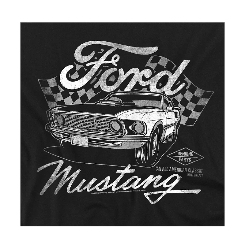 Mustang Men's Ford Flags T-Shirt