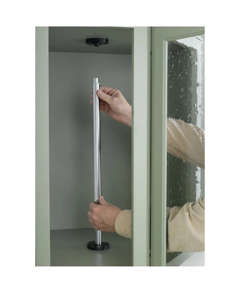 Rev-a-Shelf 18'' Lazy Susan Full-Circle Polymer 2-Shelf, White, 3072-18-11-52