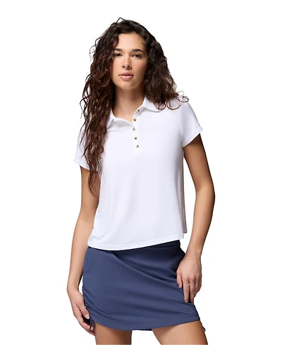 Columbia Women's Csc Soft Stretch Short-Sleeve Polo T-Shirt